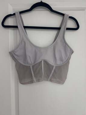 Alo Yoga Airbrush Mesh Corset Tank Top